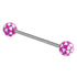 Acrylic Multi-Heart Barbell 1.6mm (NEW)
