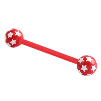 Acrylic Multi-Star Flex Barbell (NEW)