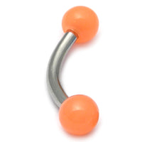 Acrylic Neon Ball Micro Curved Barbell 1.2mm