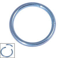 Titanium Smooth Segment Ring (2 Piece)