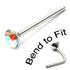 Crystal Nose Stud (Bend to fit) (ST2 ST3)