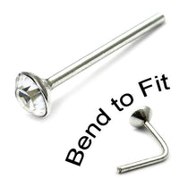 Crystal Nose Stud (Bend to fit) (ST2 ST3)