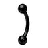 Black Steel Curved Bars 1.6mm