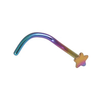 Titanium Nose Studs - Heart and Star