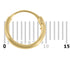 Gold Plated Silver Hoops, Earrings