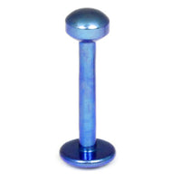 Titanium Labrets with Disk Top 1.2mm Gauge