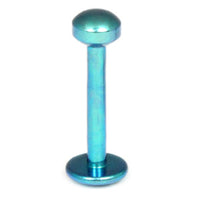 Titanium Labrets with Disk Top 1.2mm Gauge