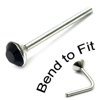 Crystal Nose Stud (Bend to fit) (ST2 ST3)