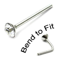 Crystal Nose Stud (Bend to fit) (ST2 ST3)