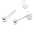 Silver Studs with Silver Ball ST4-ST5-ST6-ST7-ST20-ST21-ST27-ST28