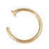 Zircon Steel Open Nose Ring (Gold colour)
