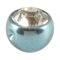 Titanium Clip in Jewelled Ball (for BCR)