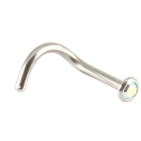 Steel Jewelled Nose Stud (2.35mm head)