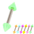 Acrylic Neon Cone Micro Barbell 1.2mm