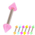 Acrylic Neon Cone Micro Barbell 1.2mm