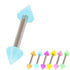 Acrylic Neon Cone Micro Barbell 1.2mm