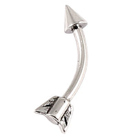 Steel Cupids Arrow Micro Curved Barbell 1.2mm
