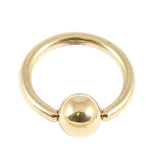 Zircon Steel Ball Closure Ring (BCR) (Gold colour)