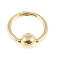 Zircon Steel Ball Closure Ring (BCR) (Gold colour)