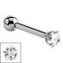 Steel Claw Set Jewelled Star Micro Bar 1.2mm