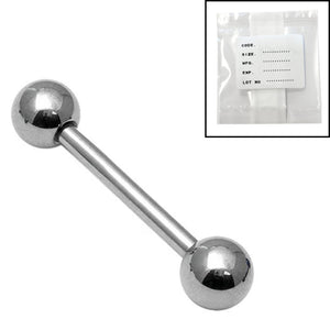 Sterile Titanium Externally Threaded Barbell 1.6mm