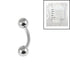 Sterile Titanium Micro Curved Bar 1.2mm
