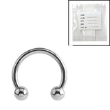 Sterile Titanium Circular Barbells (CBB) (Horseshoes)