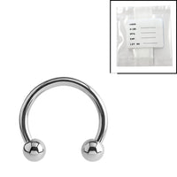 Sterile Titanium Circular Barbells (CBB) (Horseshoes)
