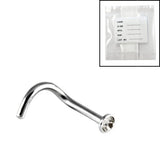 Sterile Titanium Jewelled Nose Studs