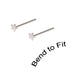 Silver Studs - Mixed Silver Star Nose Studs