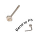 Crystal Nose Stud (Bend to fit) (ST11 ST12 ST13)