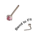 Crystal Nose Stud (Bend to fit) (ST11 ST12 ST13)