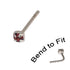 Crystal Nose Stud (Bend to fit) (ST11 ST12 ST13)