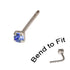 Crystal Nose Stud (Bend to fit) (ST11 ST12 ST13)