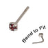 Crystal Nose Stud (Bend to fit) (ST11 ST12 ST13)