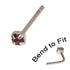 Crystal Nose Stud (Bend to fit) (ST11 ST12 ST13)