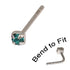 Crystal Nose Stud (Bend to fit) (ST11 ST12 ST13)