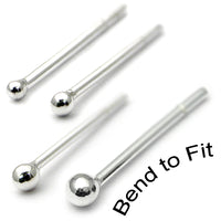 Silver Nose Studs ST4, ST5, ST6, ST7