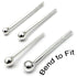 Silver Nose Studs ST4, ST5, ST6, ST7
