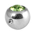 Titanium Clip in Jewelled Ball (for BCR)