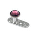 Titanium Dermal Anchor with Jewelled Disk Top (3mm diameter)