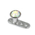 Titanium Dermal Anchor with Jewelled Disk Top (3mm diameter)