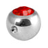 Titanium Clip in Jewelled Ball (for BCR)