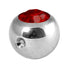 Titanium Clip in Jewelled Ball (for BCR)