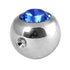 Titanium Clip in Jewelled Ball (for BCR)