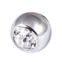 Steel Threaded Jewelled Balls 1.6x5mm