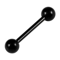 Black Steel Barbell 1.6mm 8-24mm