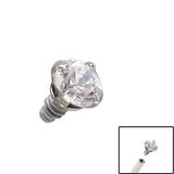 Steel Claw Set Jewel for Internal Thread shafts in 1.2mm