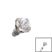 Steel Claw Set Jewel for Internal Thread shafts in 1.2mm
