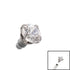 Steel Claw Set Jewel for Internal Thread shafts in 1.2mm